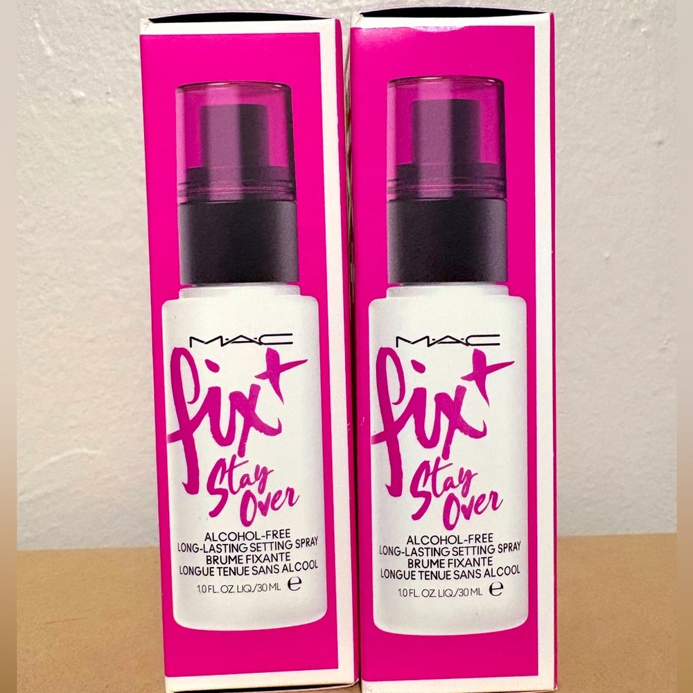 (2) MAC Cosmetics Fix+ Stay Over Setting - Pink-NEW